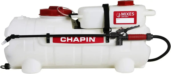 15 Gallon Mixes on Exit 12V, 2.2 GPM Pump ATV/UTV Spot Sprayer with Separate Water Tank
