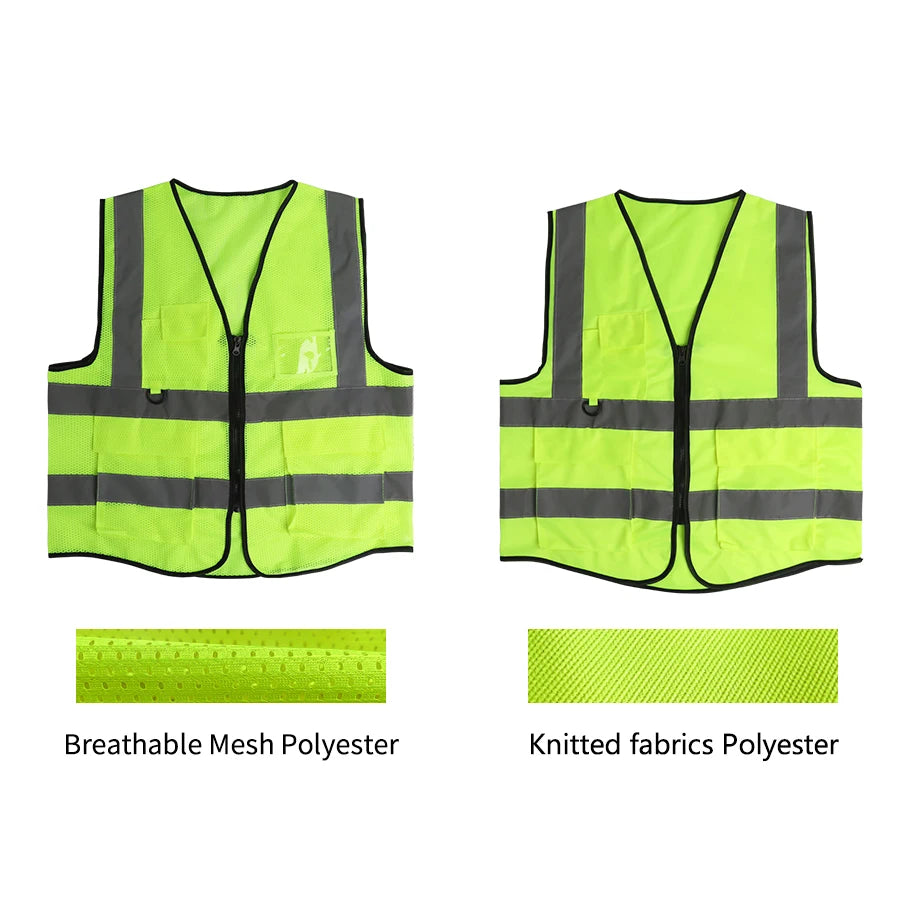 Adjustable Hi-Vis Security Vest - Night Sports