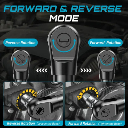 21V Cordless Ratchet Wrench 3/8" 80Nm Extended