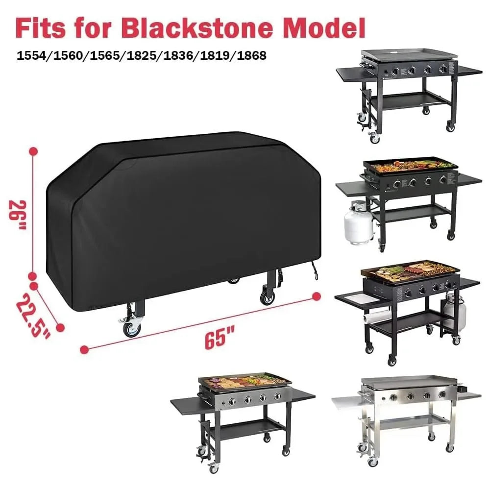 Waterproof Grill Cover, Outdoor BBQ Cover, Durable Anti-UV Gas Grill Protection, Multiple Sizes