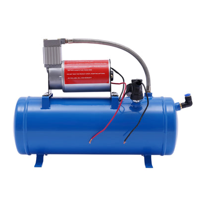 12V 150 PSI Train Horn Air Compressor Kit, 6L Tank