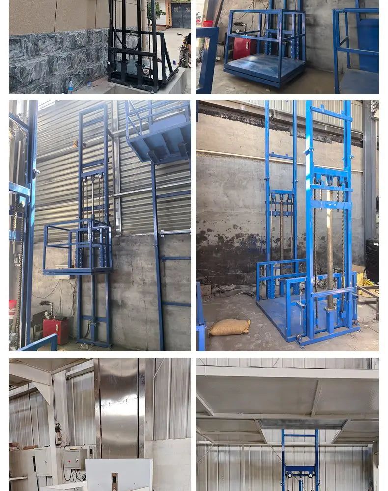 Customizable 2-10m Electric Hydraulic Lift Small Lift Platform Home Factory Warehouse Crane Elevator