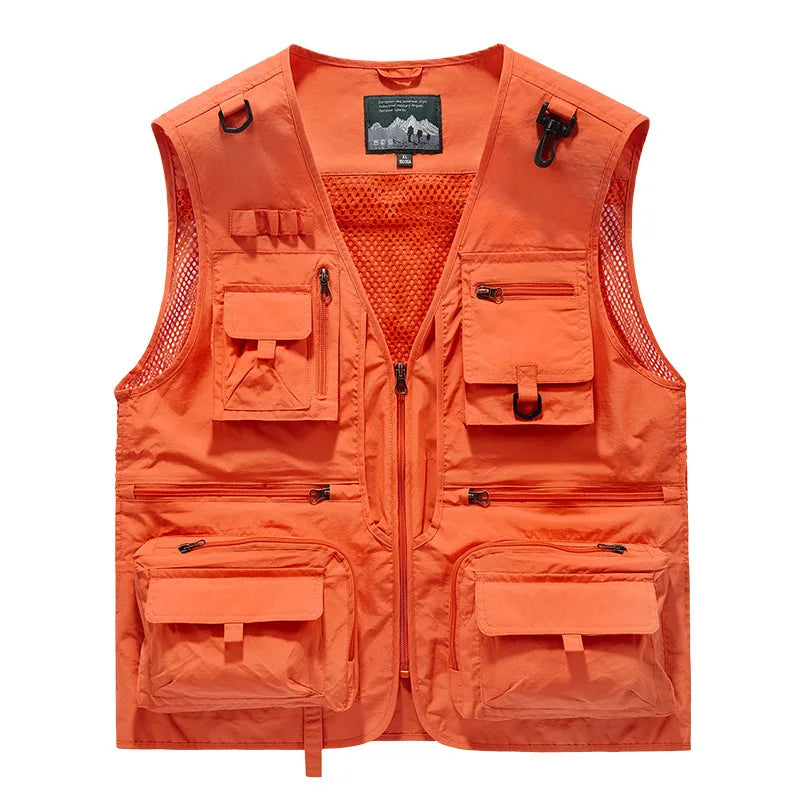 Men's Breathable Multi-Pocket Fishing Vest