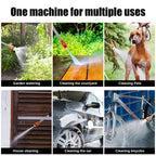 300W 30Bar Cordless High Pressure Car Washer Spray Water Gun 12000mAh Battery Foam Generator Car Washing Machine for Home