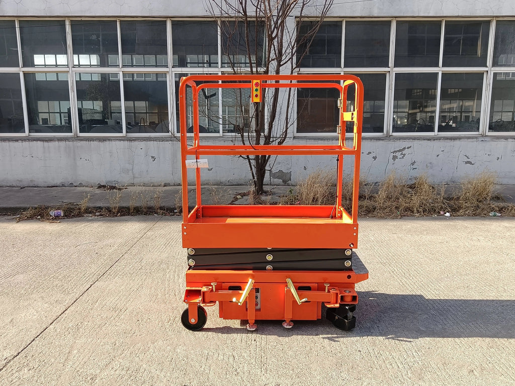 Scissor Lifter 300KG Elevated Work Platform 3m, 3.9m, 4m Self Propelled Scissor Mobile Electric Lift Platforms for Sale