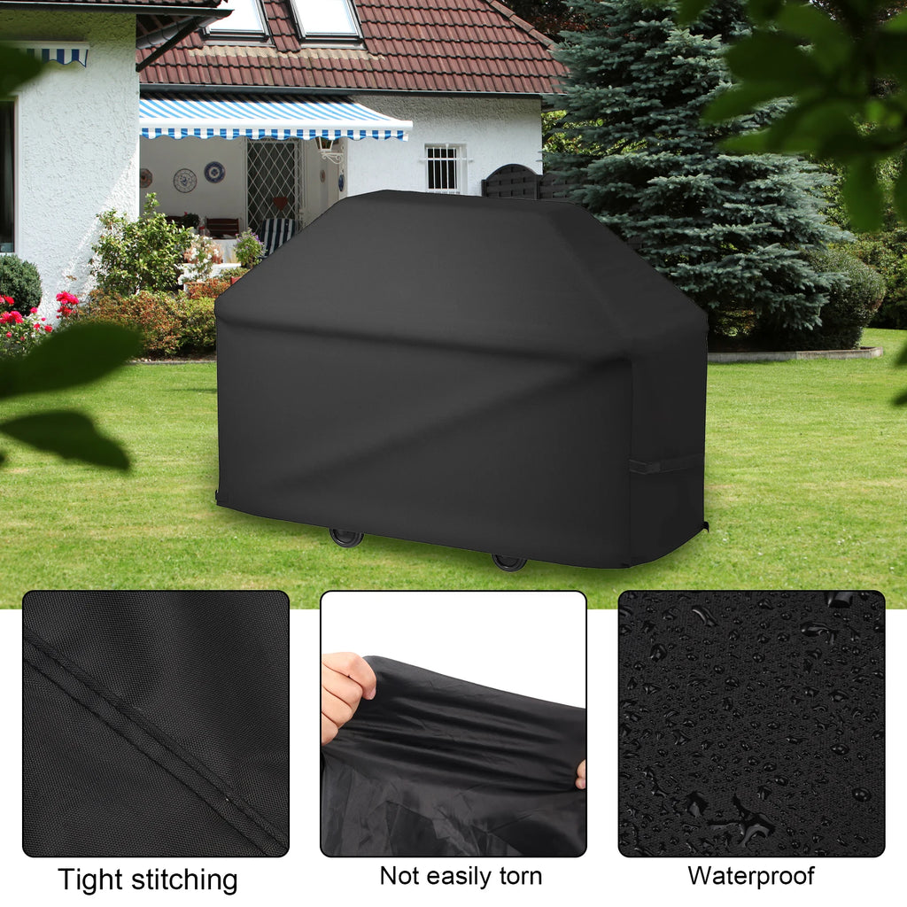 New BBQ Grill Barbeque Cover Anti-Dust Waterproof Heavy Duty Charbroil BBQ Cover Outdoor Rain Protective Barbecue Grill Covers