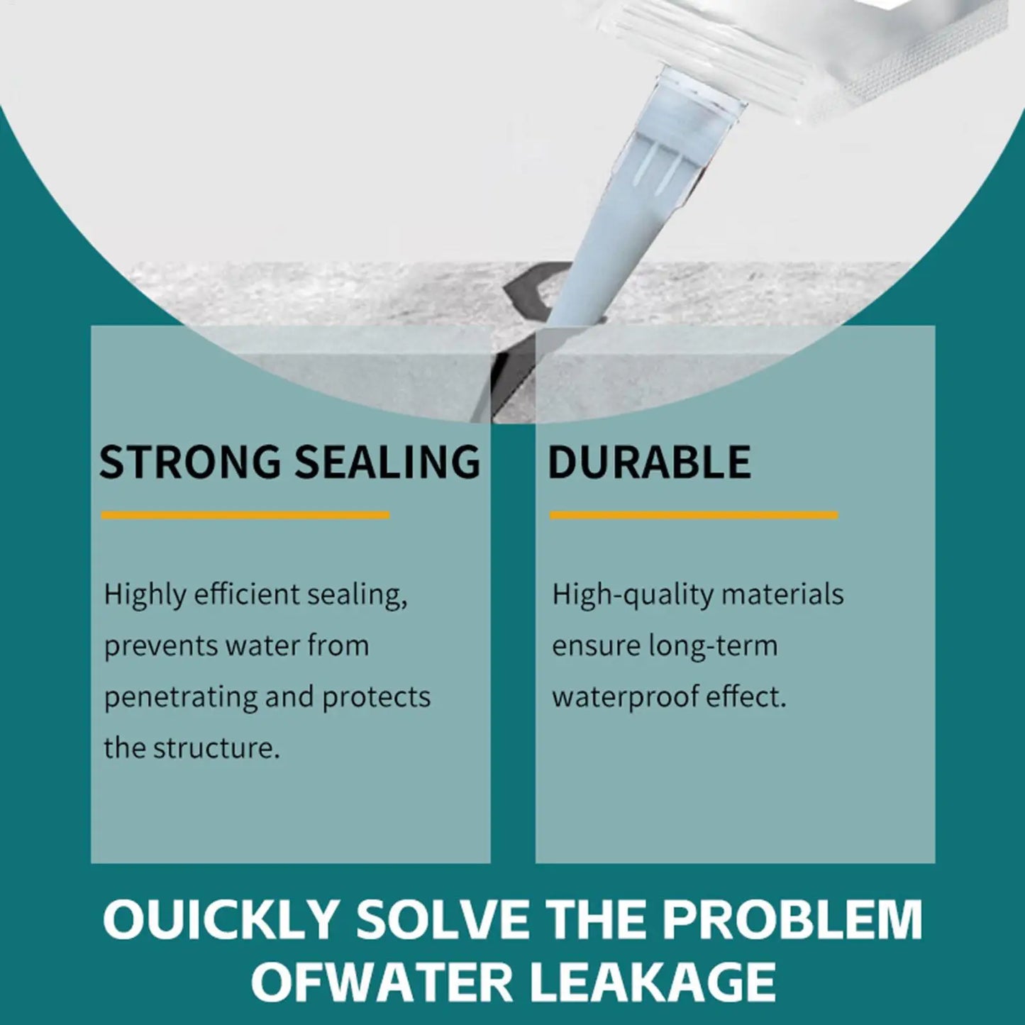 Concrete Slab Crack Filler 500ml - Quick-Drying