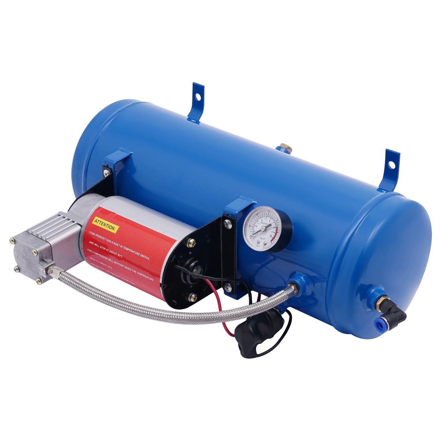 12V Air Compressor 100 PSI with 6L Tank & Air Horn Kit