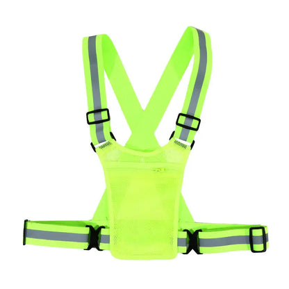 Adjustable Elastic Hi-Vis Reflective Vest