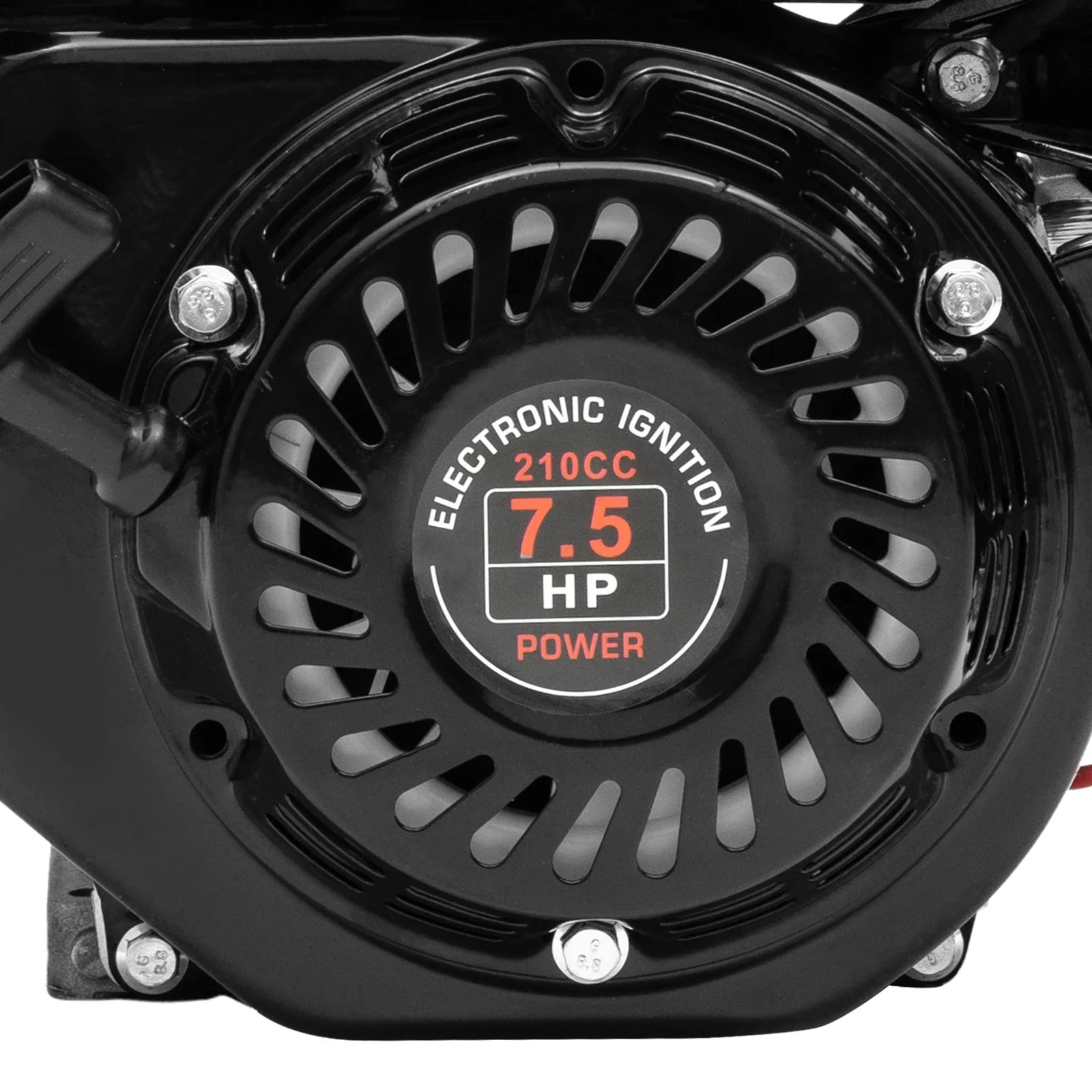 7.5HP 210cc 4-Stroke Petrol Engine With Electric Start Engine Single Cylinder for Compressor Scarifier Lawnmower Go Kart
