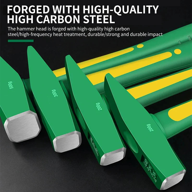 Steel Hammer Shockproof Knock Hammer Woodworking Hardware Tool Fitter Electrician Hand tools mechanical workshop Multitool
