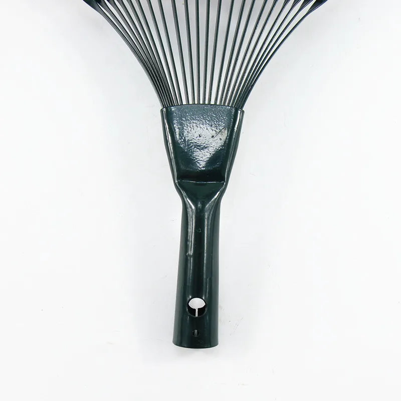 1Pc Durable 22-Tooth Garden Rake for Gardeners Grass Farming Rake Garden Leaf Rake Iron Potting Landscapers Reliable Tools