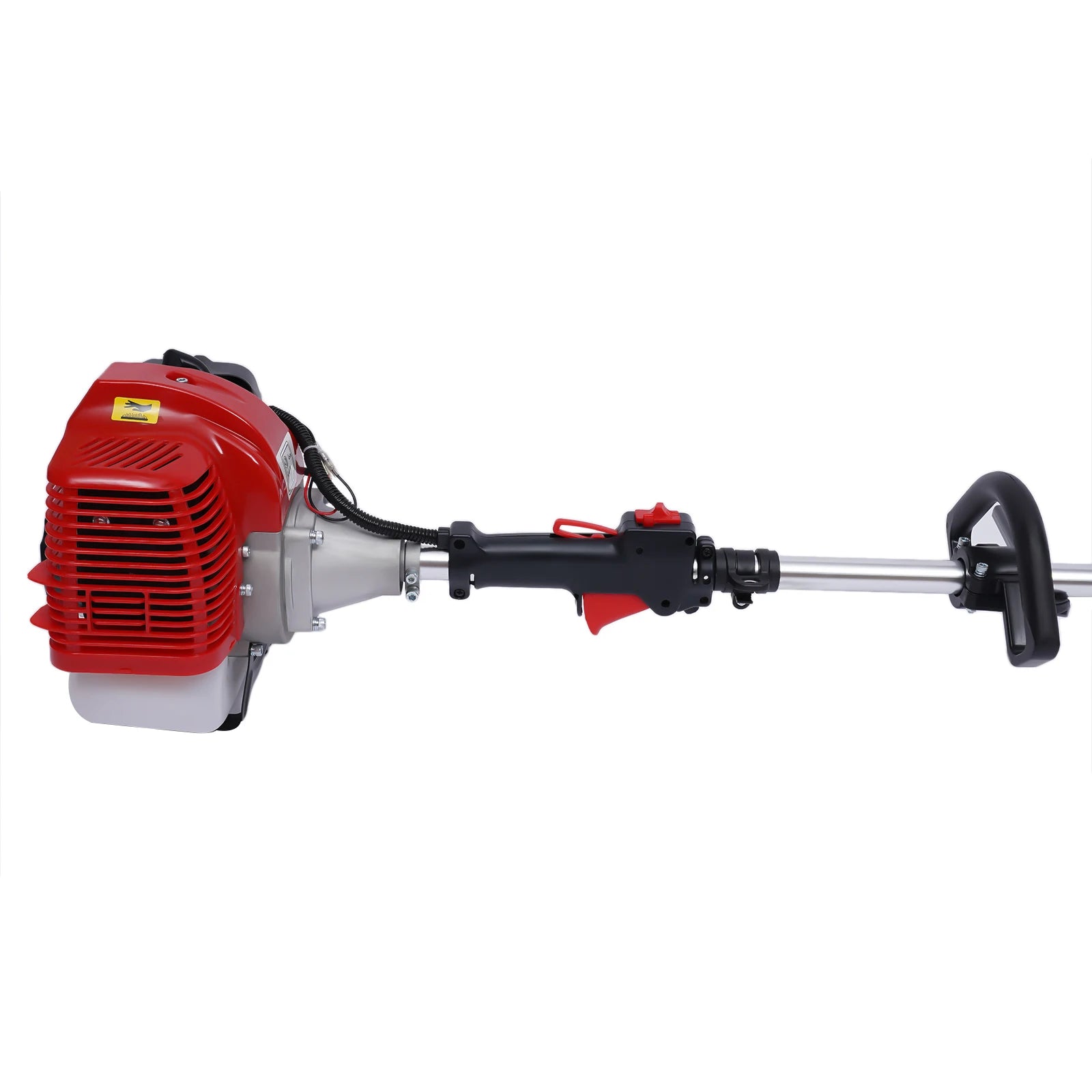 2.3HP 52CC Gas Power Walk Behind Sweeper, Hand-hold Snow Sweeper for Driveway Turf Artificial Grass