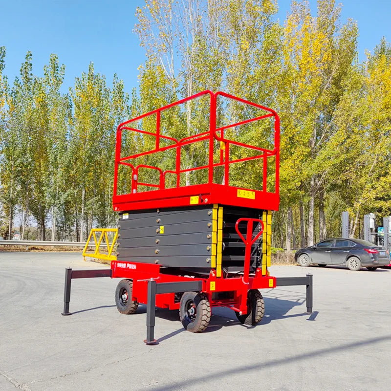 6m 8m 10m 12m 14m Aerial Work Platform Full Automatic Lift Portable Electric Scissor Lifts Table For Indoor Use