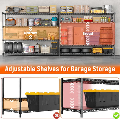 60" Wire Storage Shelving 2640 lbs - Adjustable