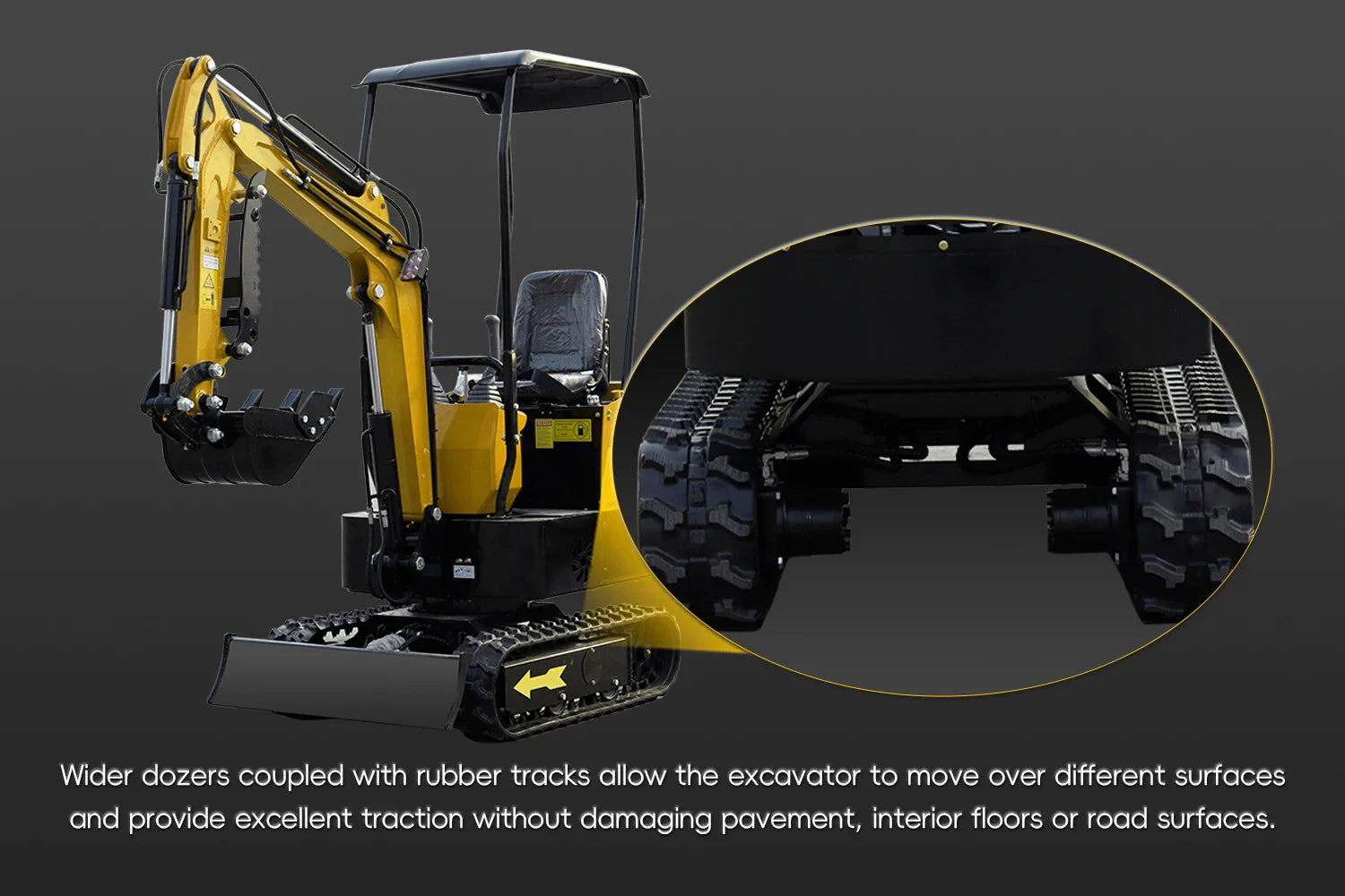 13.5HP Mini Excavator Gasoline Engine Crawler Excavator Agricultural Hydraulic Small Digger for Garden Farm