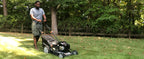 Self Propelled Lawn Mower Yard Force Briggs Stratton 150cc Engine 22-inch Deck 3-in-1 Mulch Bag Side Discharge 12-inch Wheels
