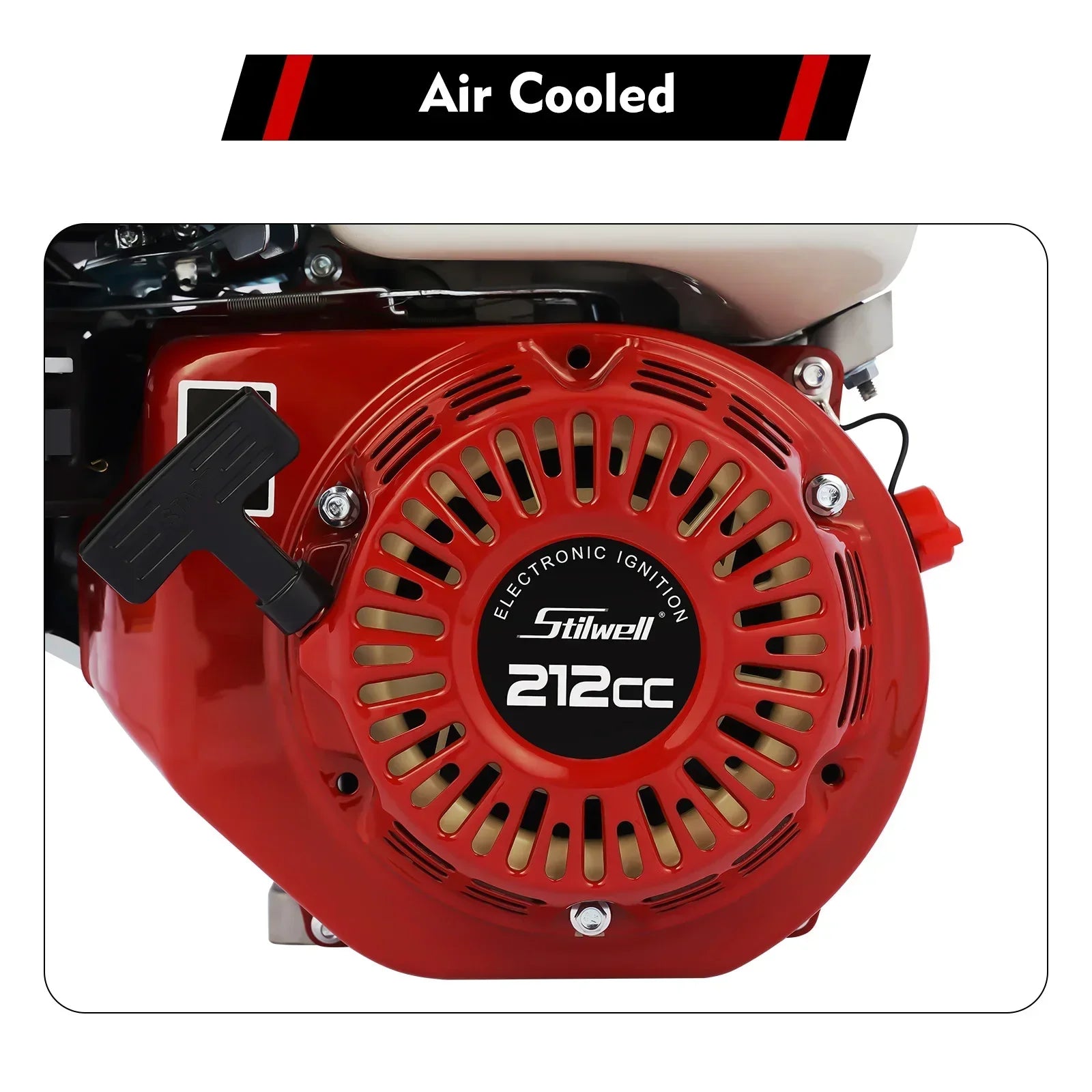 6.5HP 4-Stroke Gas Engine for Honda GX160 OHV  Pull Start  Air Cooling System 200cc