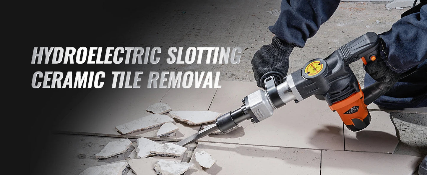 1400W Electric Demolition Jack Hammer 2900 BPM