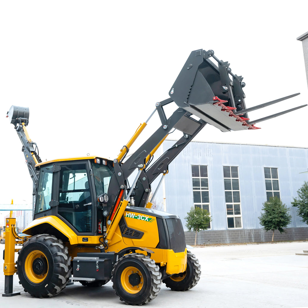 7.8 ton Excavator Loader 4x4 Backhoe Loader Multi-Purpose 4WD All-Terrain Diesel Agricultural Tractor Construction Machinery