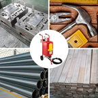 Sand Blaster 10Gal Portable Air Sandblaster 125Psi Pressure Sand Blasting Kit for Special Surface Treatment of Material