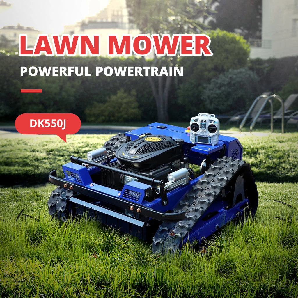 R550 Smart Remote Lawn Mower, 170KG Heavy Machine, 45° Climb Capability, Long Runtime, CE Certified