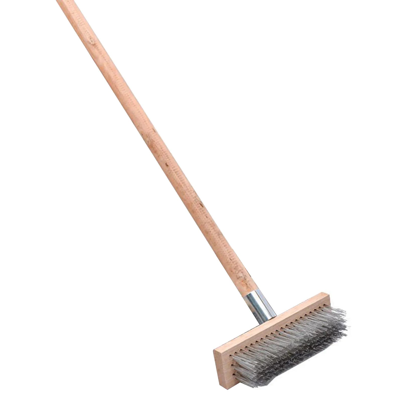 Floor Scrub Brush Heavy Duty Rough  Floor Brush Stainless Steel Wire Deck Scrub Cleaning Tool 20cm Heavy Duty Floor Brush