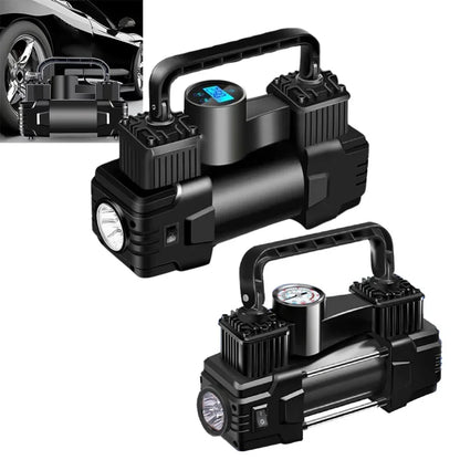 12V 150 PSI Dual Cylinder Tire Inflator Air Compressor