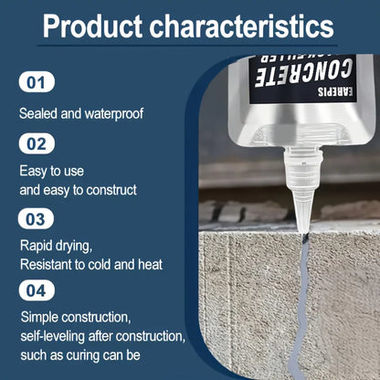 Waterproof Concrete Crack Filler Sealant Glue
