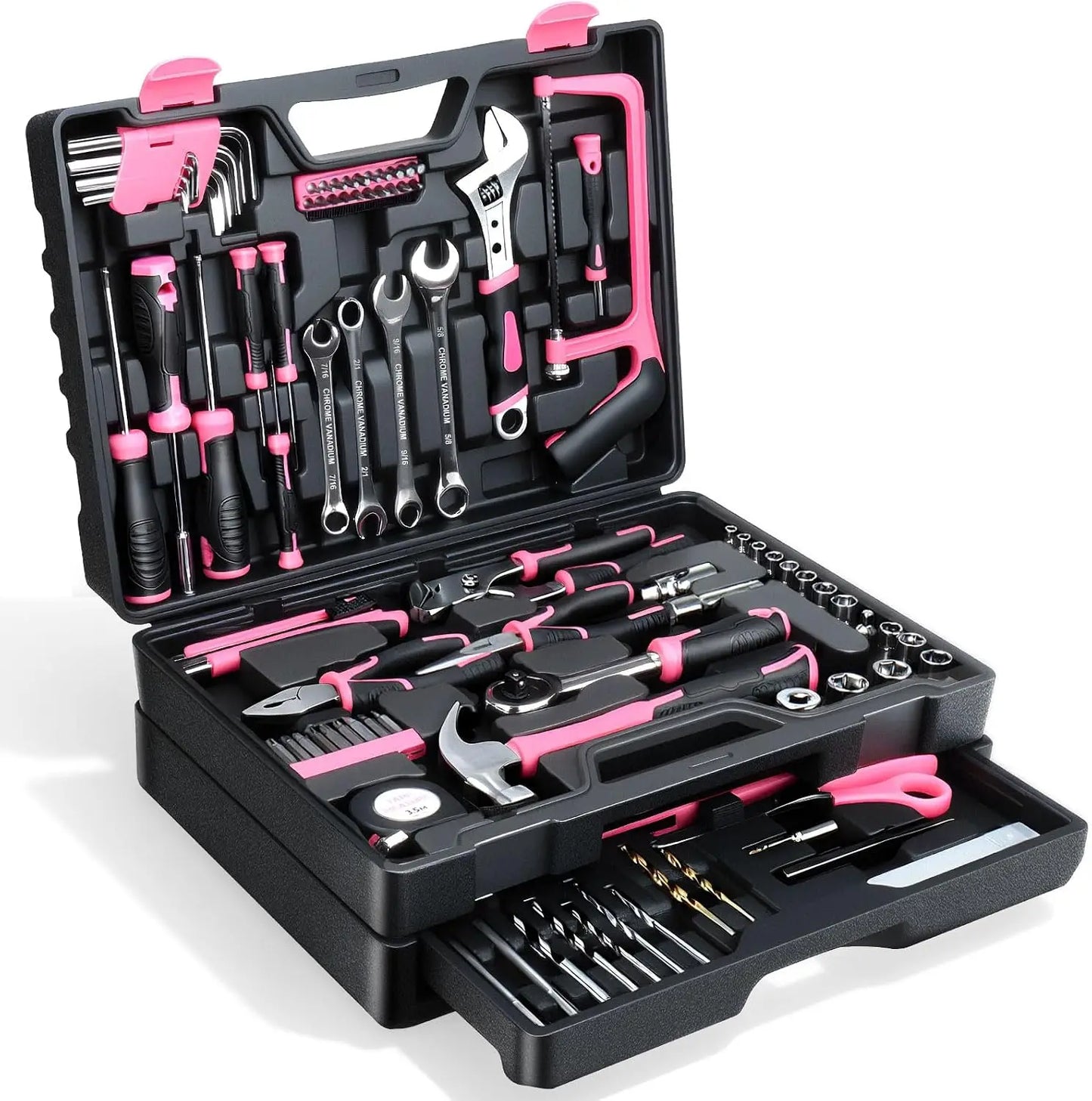 412-Piece Home & Auto Tool Set with Storage Box
