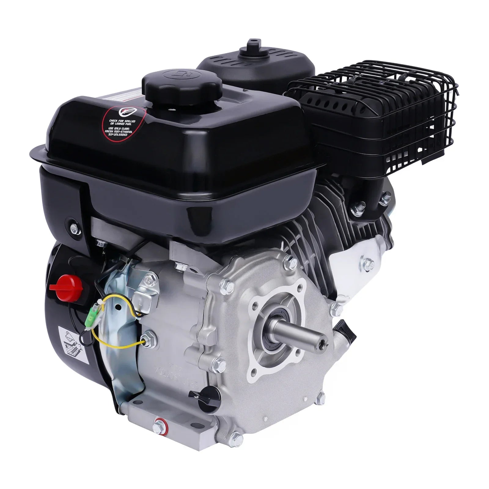 7.5hp 4-Stroke Gasoline Engine 212CC Standing Motor Single Cylinder 3600rpm Air Cooling Recoil Starting for Industrial/Kart