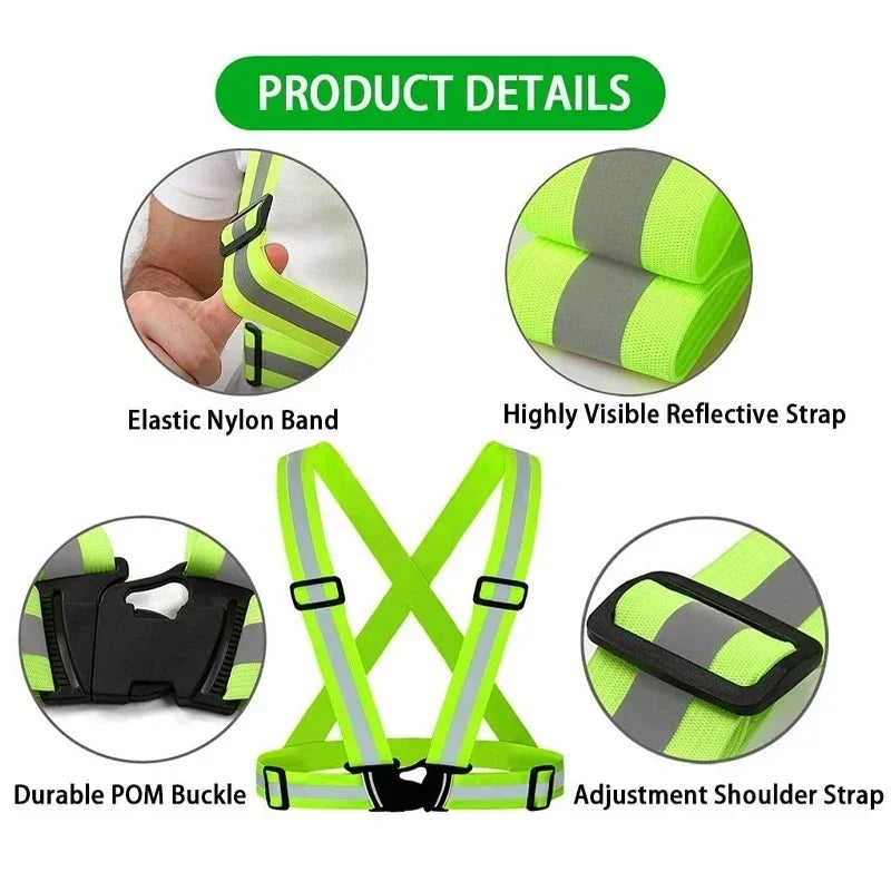 Night Running & Cycling Reflective Safety Vest