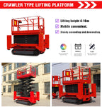 6m 8m 10m 12m 14m Aerial Work Platform Full Automatic Lift Portable Electric Scissor Lifts Table For Indoor Use