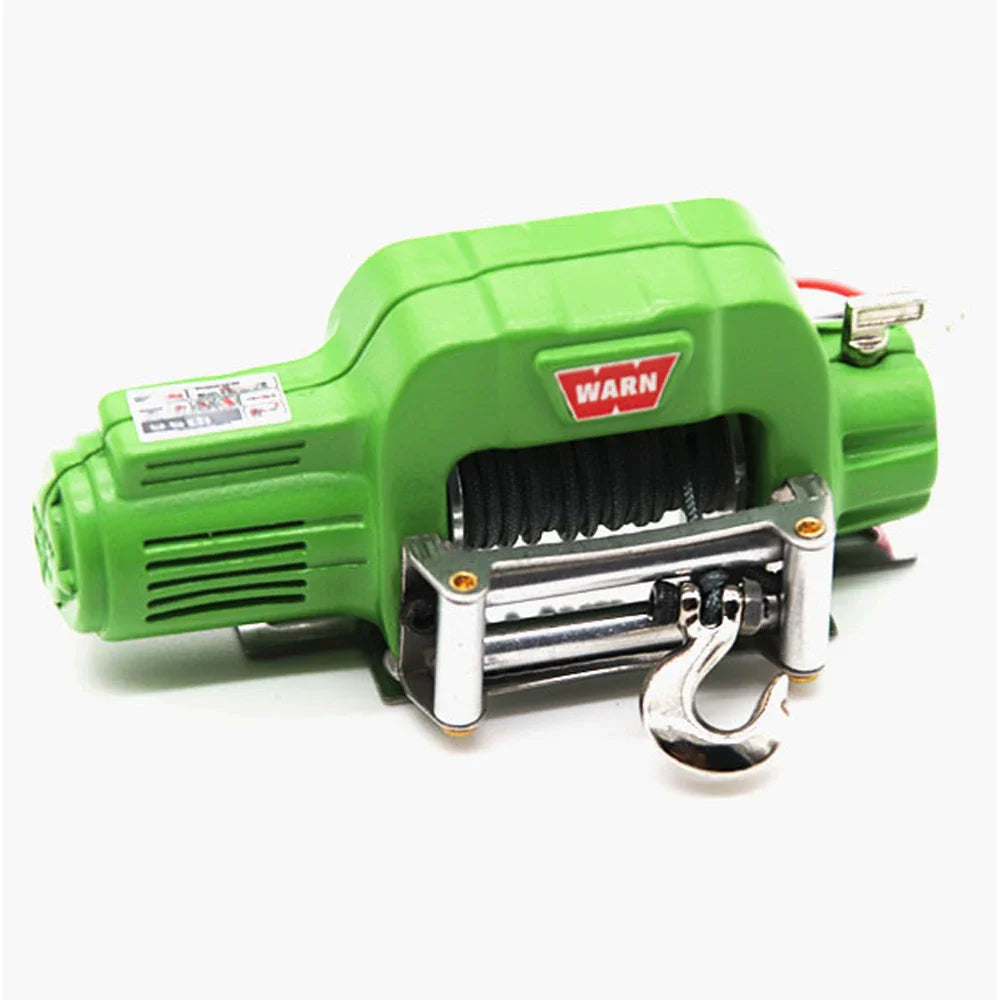 Metal Automatic simulation Simulated Winch for 1/10 1/8 RC Crawler Car Axial SCX10 III 90046 D90 TRX4 TRX-6 D110 90046 Redcat