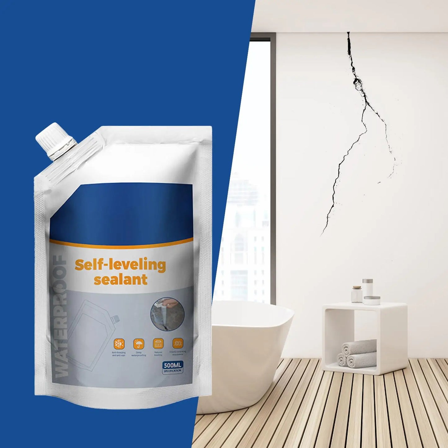 Liquid Concrete Crack Filler 500ml - Penetrating Sealant