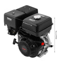 420CC 4-Stroke 15HP Gasoline Motor Engine Single Cylinder Motor Air Cooling System