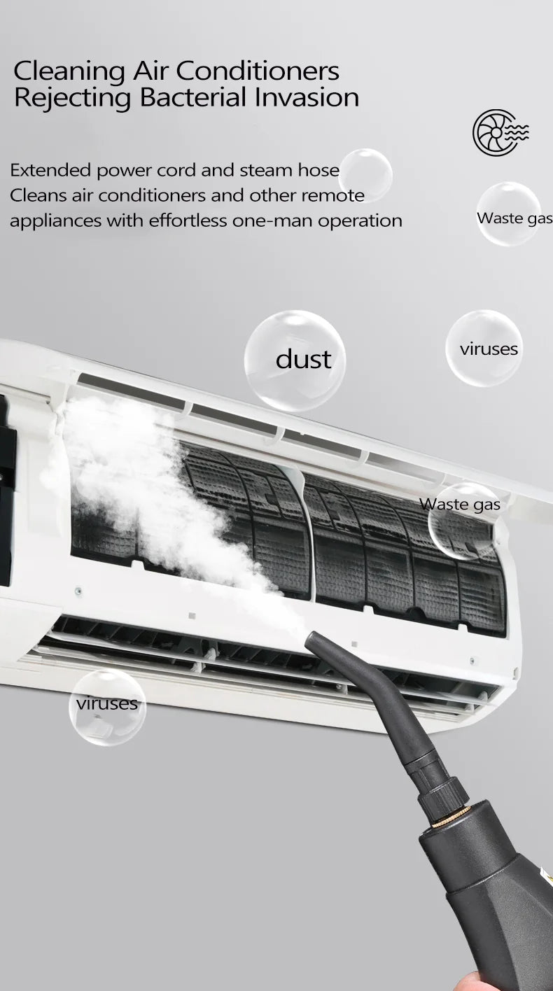 Kitchen oil stains Steam Cleaner High Temperature Disinfection Air Conditioning Kitchen Range Hood Machines cleaning machine