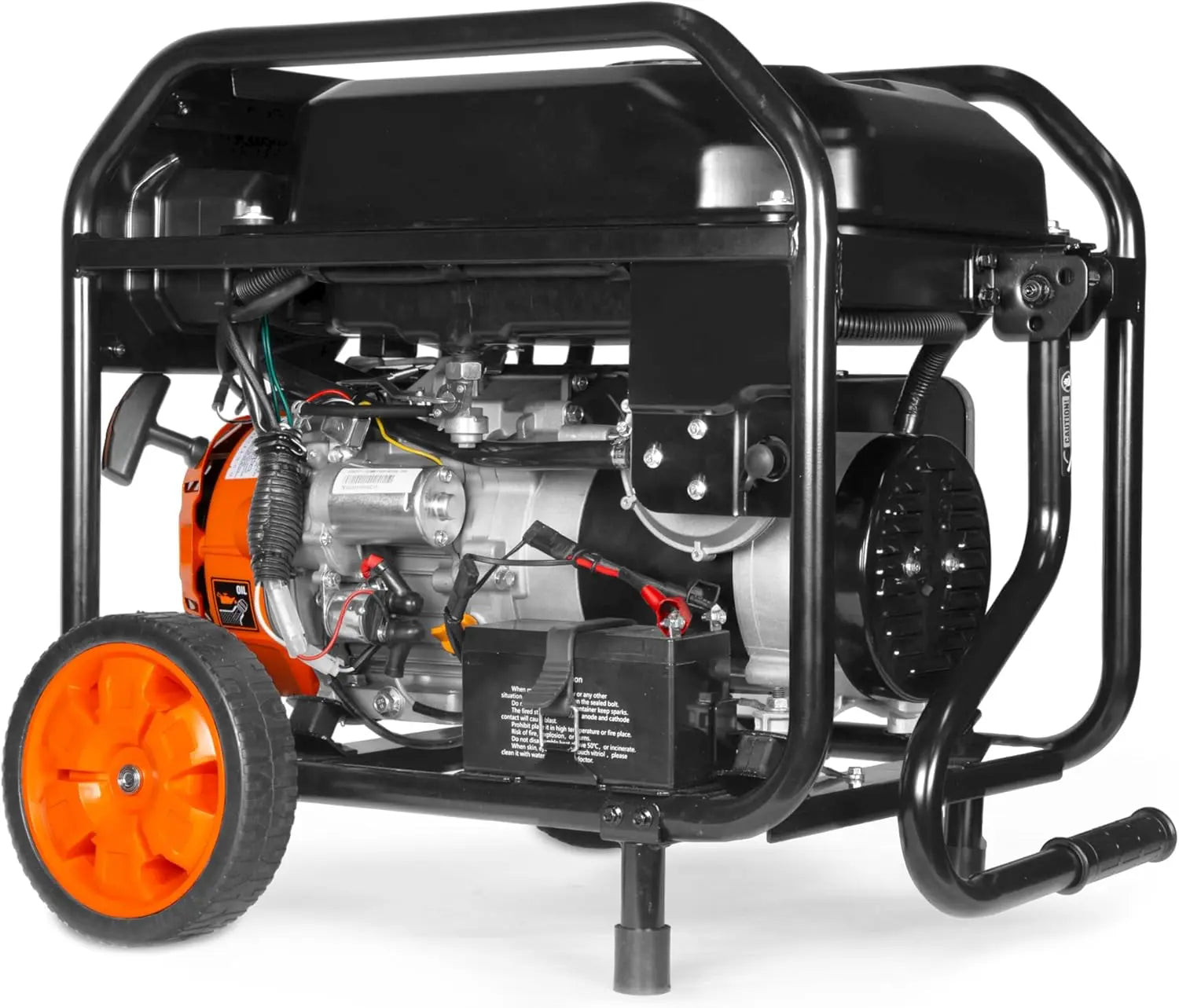 5600-Watt Dual Fuel Portable Generator with Wheel Kit, Electric Start, and Carbon Monoxide Monitoring (DF5600X)