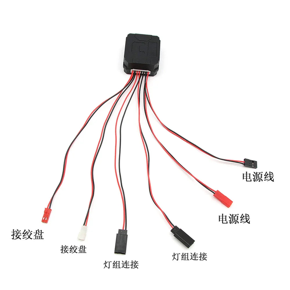 Metal Automatic simulation Simulated Winch for 1/10 1/8 RC Crawler Car Axial SCX10 III 90046 D90 TRX4 TRX-6 D110 90046 Redcat