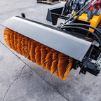 Hydraulic Broom Sweeper,Tilt 18° Left & Right For Skid Steer Loader