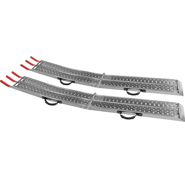Foldable Steel Loading Ramps 1100 lbs (Pair) – ATV, Motorcycle & Mower Ramp