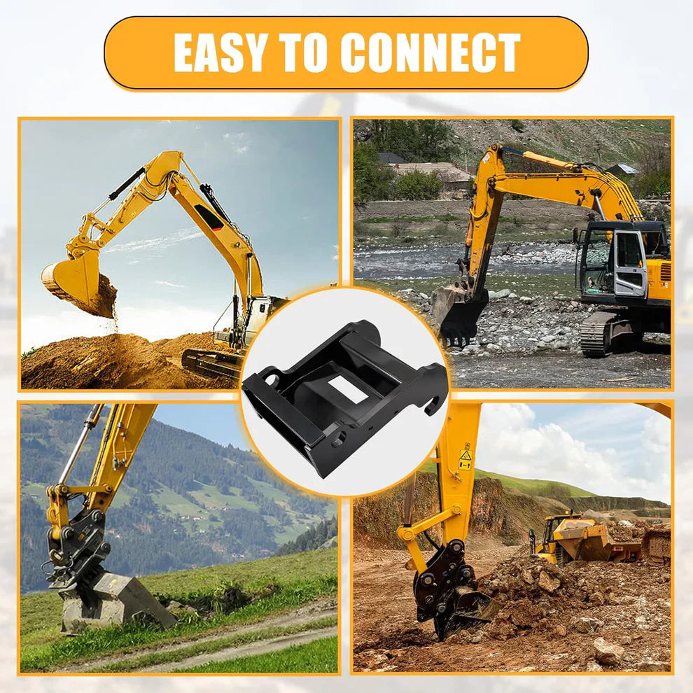 X-Change Quick Coupler Bracket Attachments for 0.8-1.8 Tons Mini Excavators