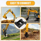 X-Change Quick Coupler Bracket Attachments for 0.8-1.8 Tons Mini Excavators
