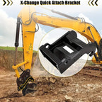 X-Change Quick Coupler Bracket Attachments for 0.8-1.8 Tons Mini Excavators
