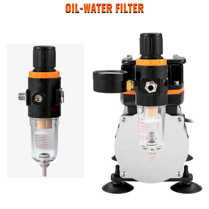 120W Dual-Action Airbrush Electric Spray Gun Set