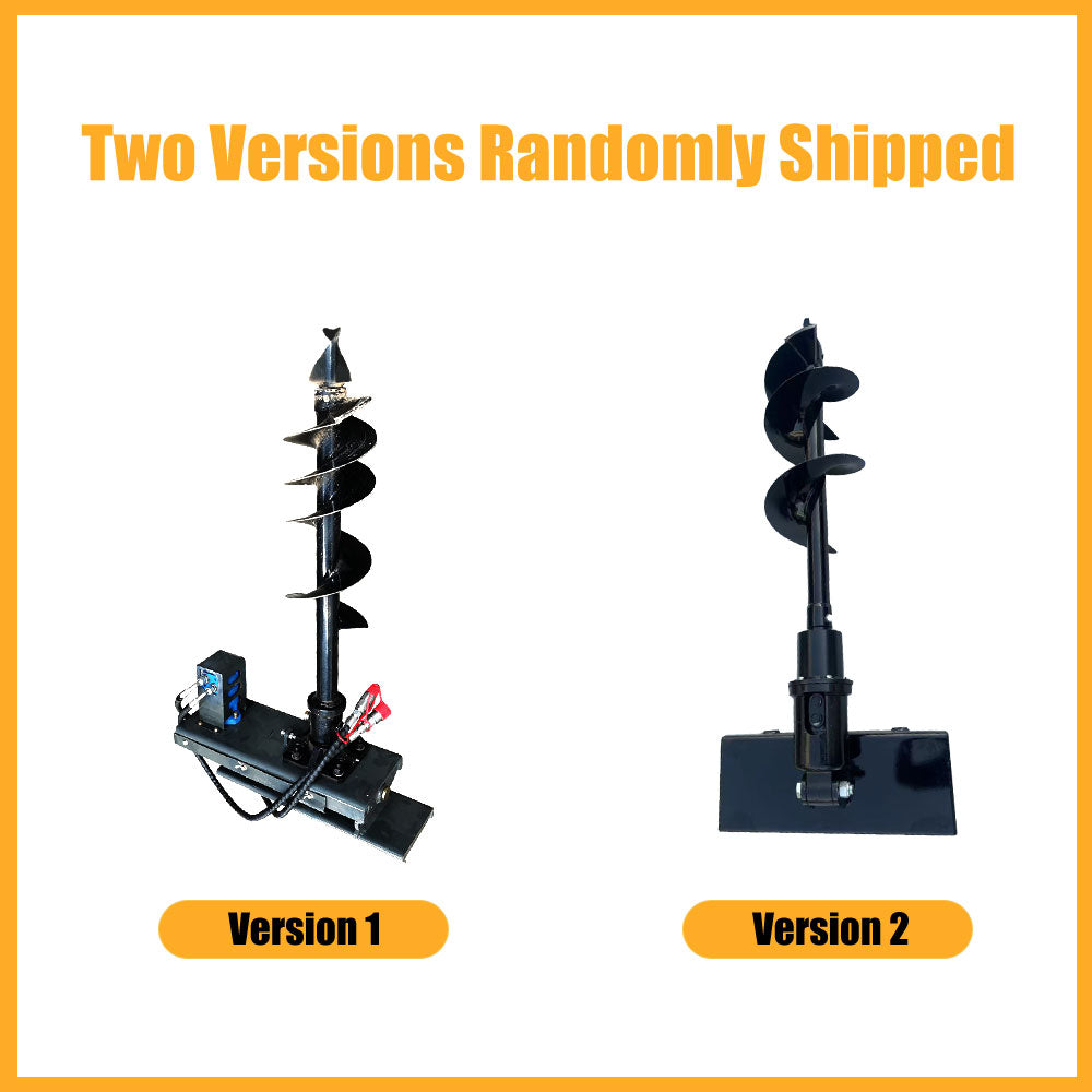 Mini Skid Steer Loader Hydraulic Auger with 3 bits in 6'', 8'', 12''