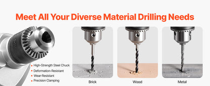 Corded Drill Mixer 1/2" & 5/8" - D-Handle Cement Mixer