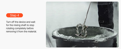 Electric Drill Mixer Set - Handheld Cement Mixer