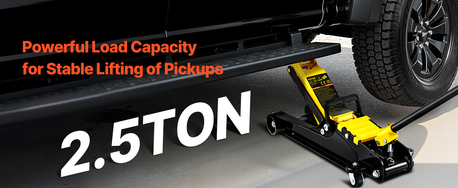 2.5T Floor Hydraulic Jack Pneumatic Low Profile Floor Jack Heavy-Duty Steel Racing Floor Jack with Piston Lift Pump