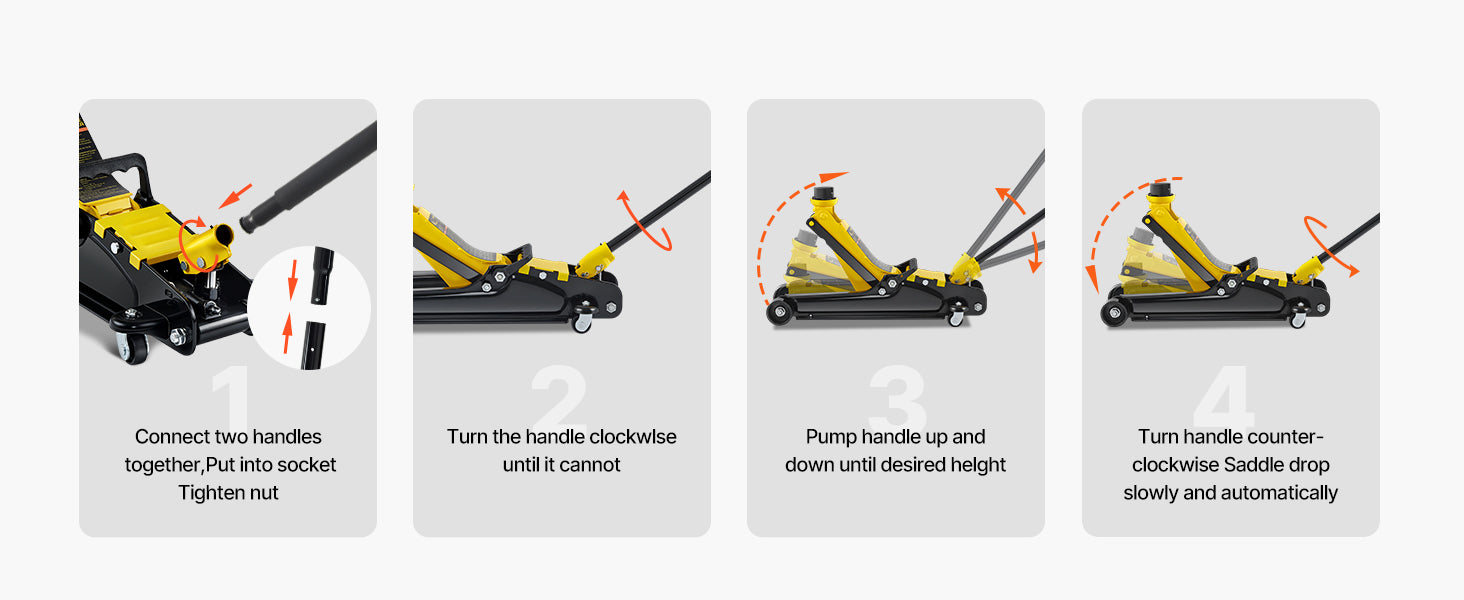 2.5T Floor Hydraulic Jack Pneumatic Low Profile Floor Jack Heavy-Duty Steel Racing Floor Jack with Piston Lift Pump